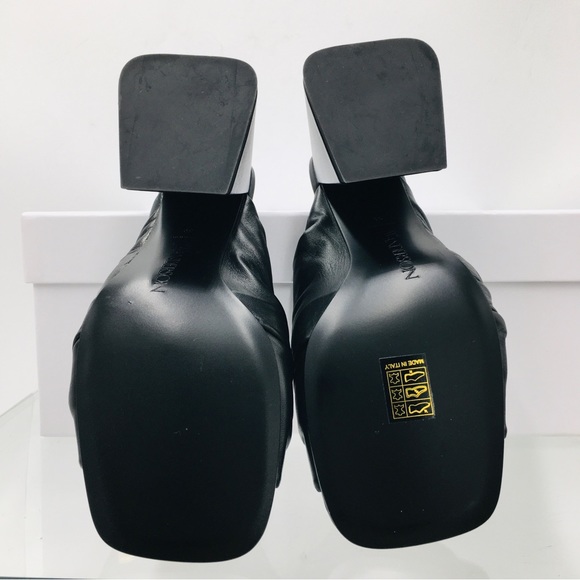 J. W. Anderson Chain Link Heel Mule Black Napa Size EU 39  US 9 Medium - Picture 12 of 16